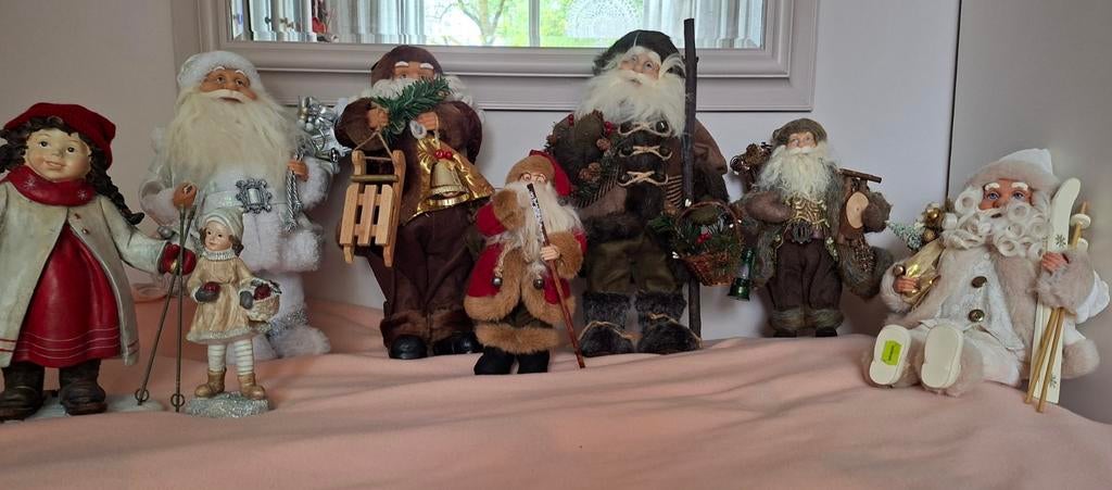 Kerst poppen., Ophalen of Verzenden, Paard, Beeldje of Figuurtje