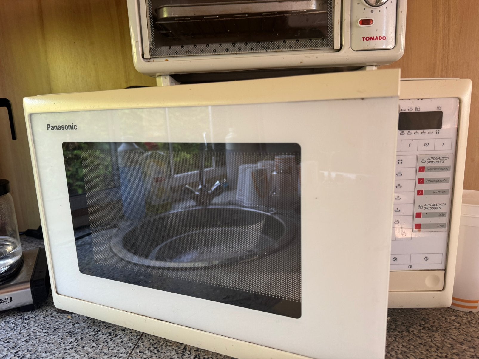 Magnetron in goede staat!Panasonic, Witgoed en Apparatuur, Ophalen, Hete lucht, Draaiplateau, Magnetron