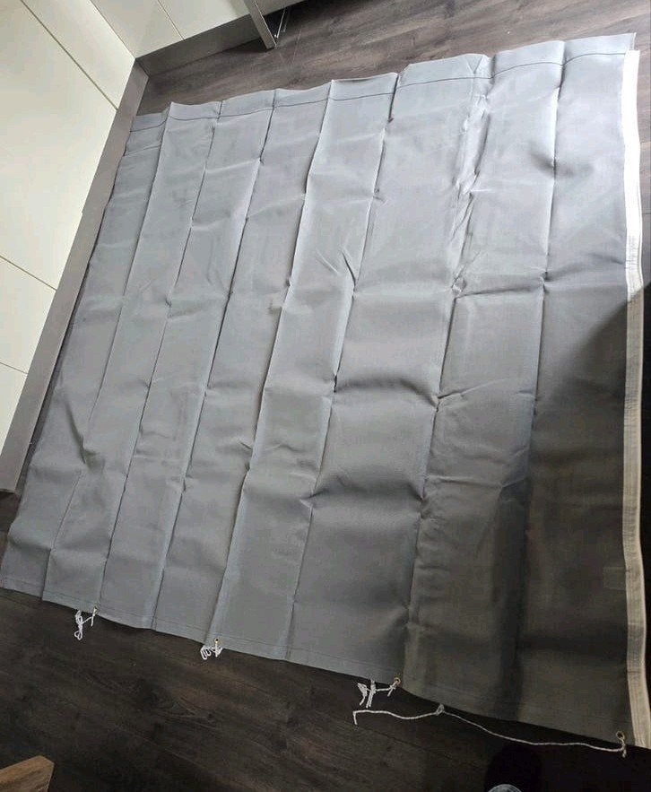 Schaduwdoek zijwand luifel met rafter, Ophalen