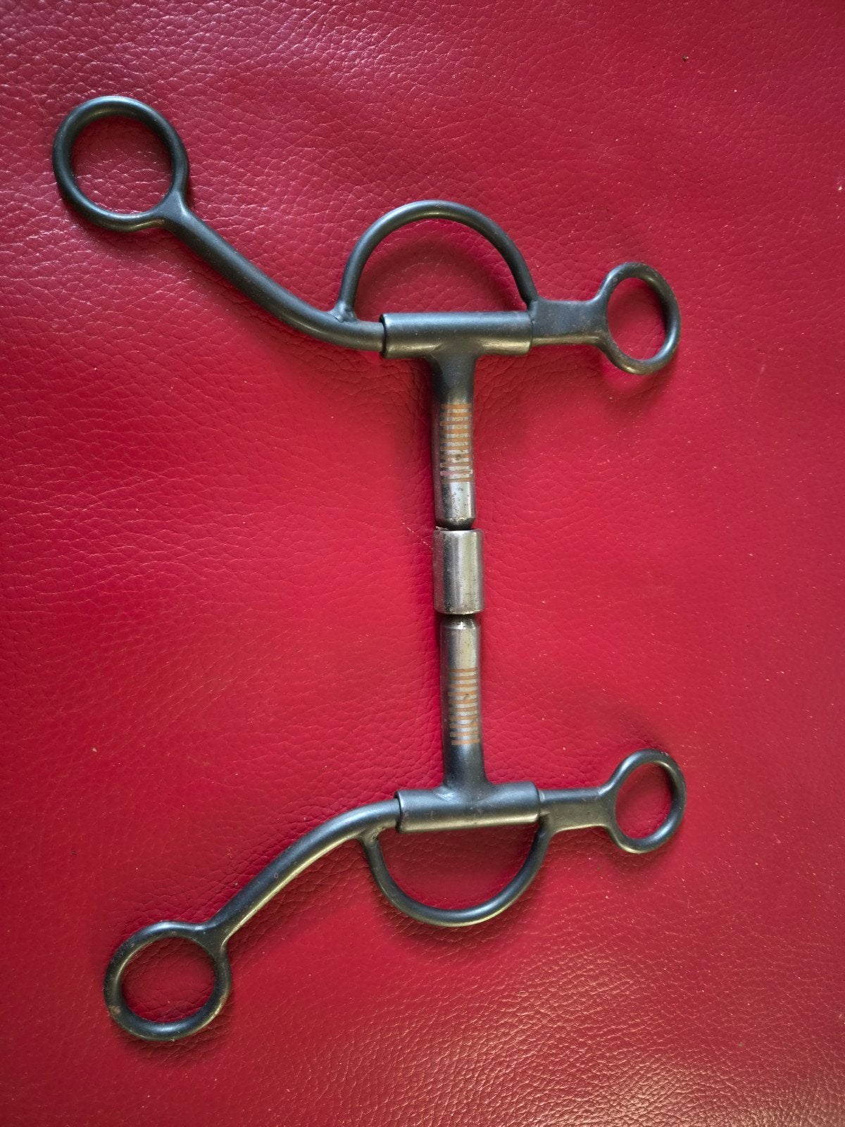 Western Snaffle bit, dubbelgebroken, Dieren en Toebehoren, Nieuw, Ophalen of Verzenden, Zwart, Bit