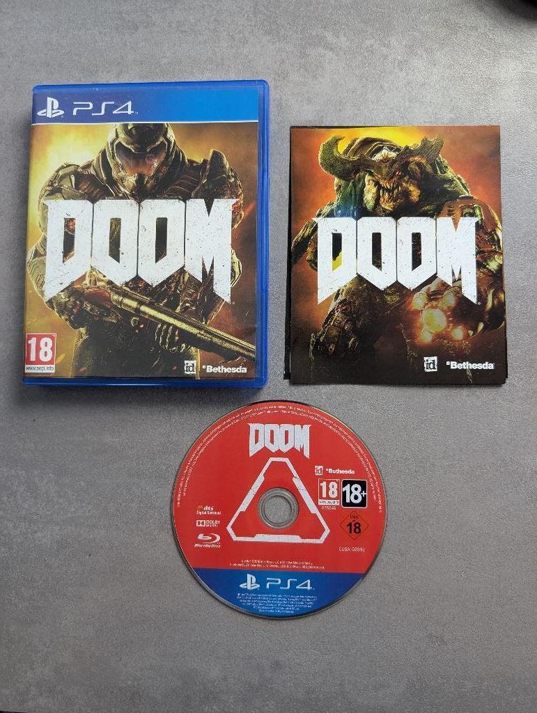 Doom ps4, Spelcomputers en Games, Games | Sony PlayStation 4, Vanaf 18 jaar, Shooter, 1 speler, Ophalen of Verzenden