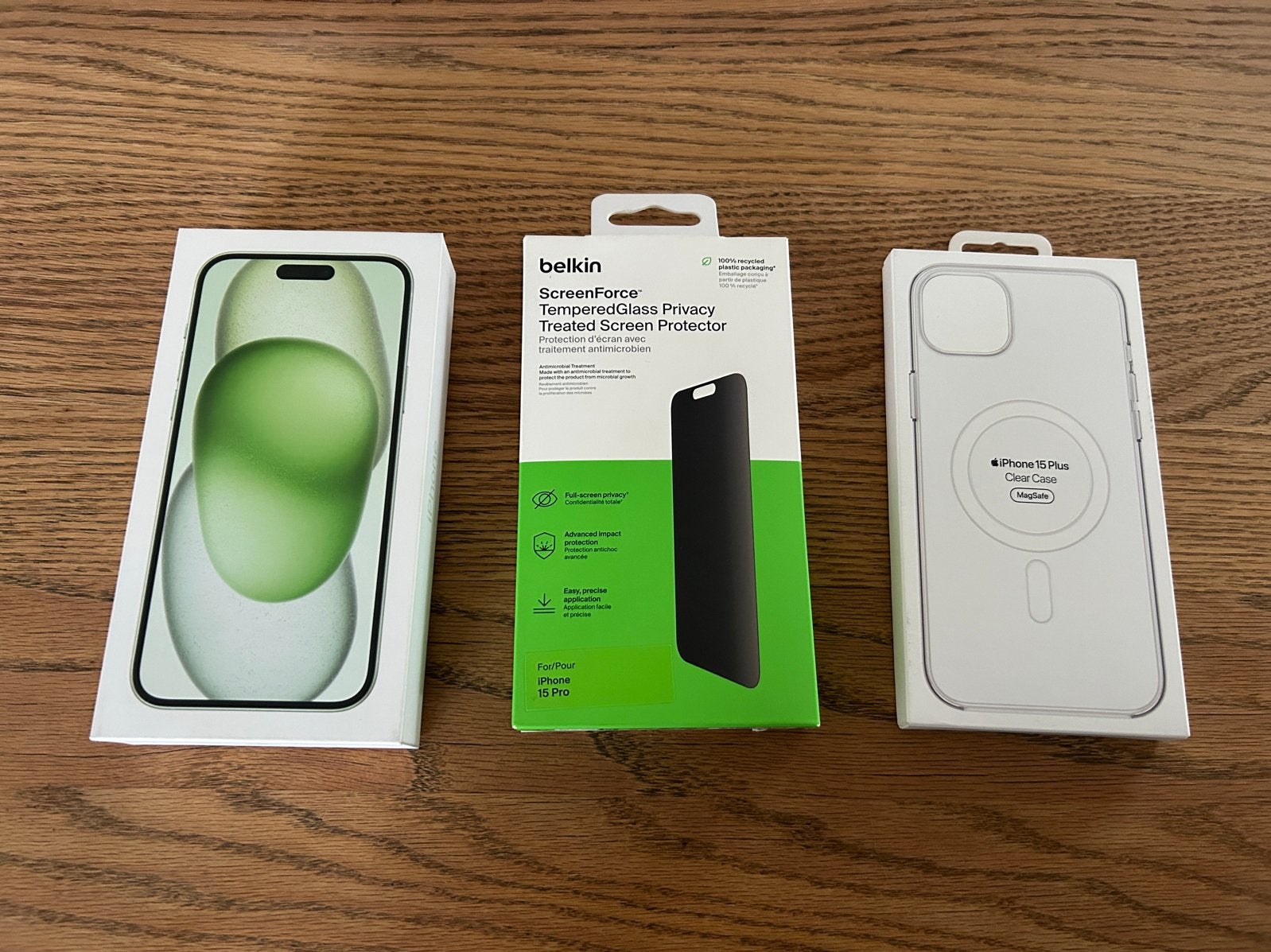 Apple iPhone 15 Plus 256GB Groen - Z.G.A.N. met accessoires, 256 GB, Ophalen of Verzenden, Zo goed als nieuw, IPhone 15 Plus