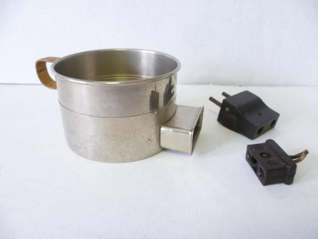 Inventum verwarmbare scheerwaterbak elektrisch 220V 30er jr., Ophalen of Verzenden