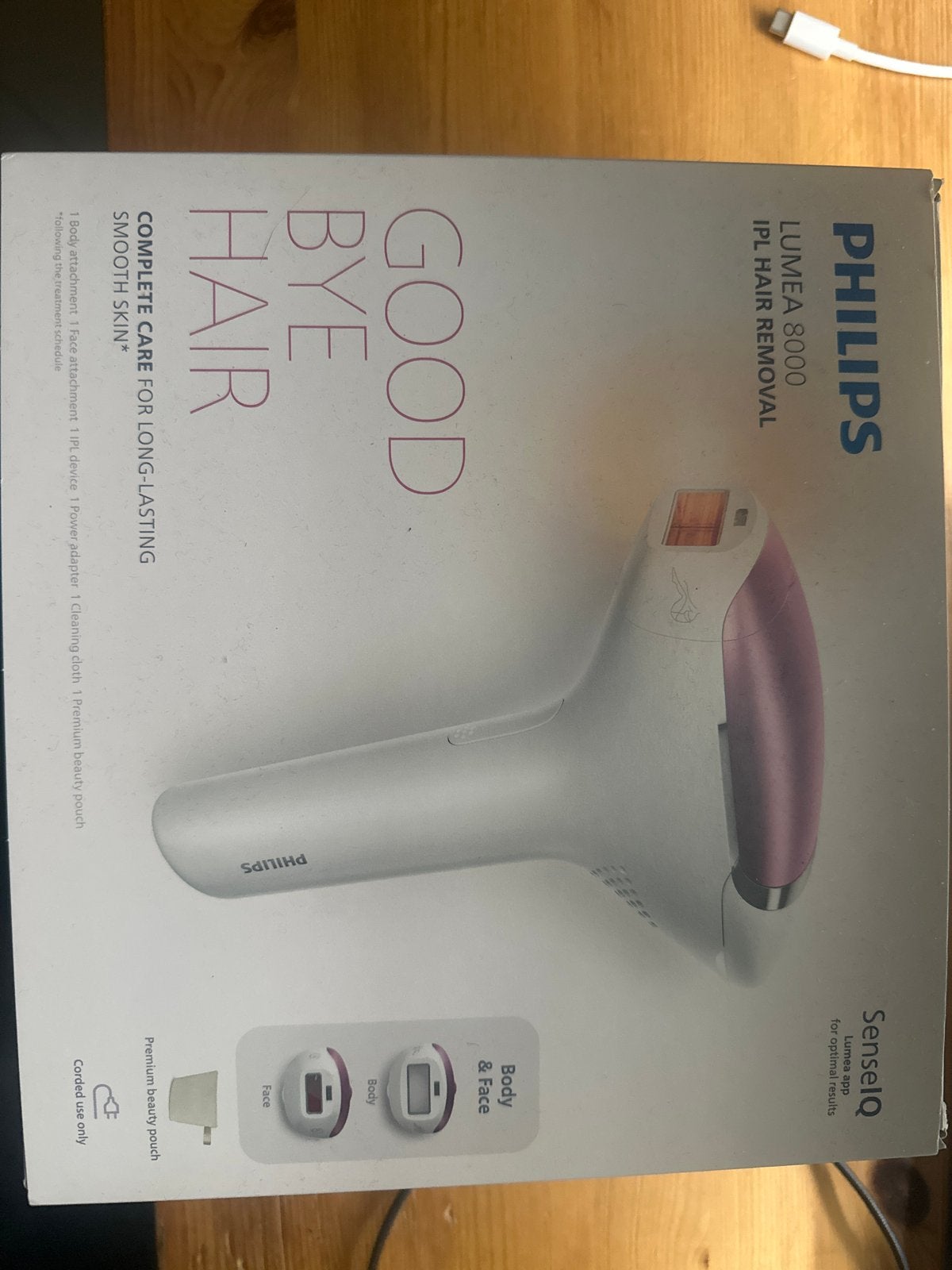 Philips Lumea 8000 IPL ontharingsapparaat, Ophalen of Verzenden, Zo goed als nieuw, Scheren en Epileren