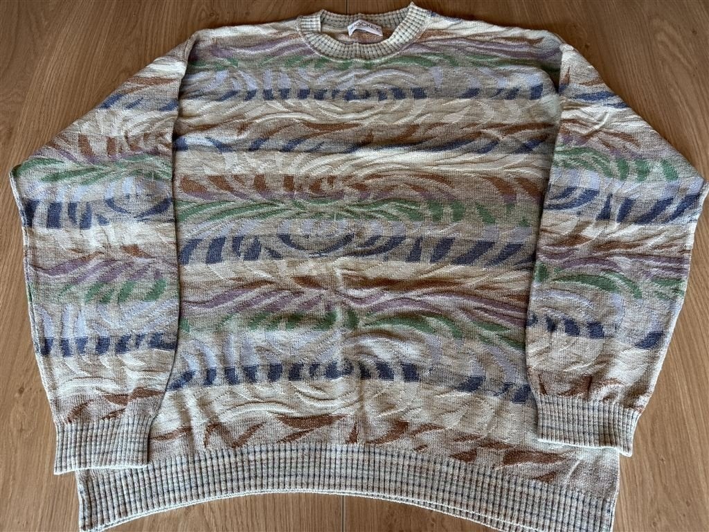 vintage trui - Jockey Met patroon, Ophalen of Verzenden, Zo goed als nieuw