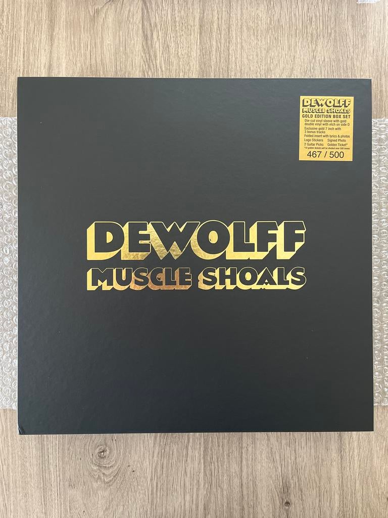 DeWolff - Muscle Shoals Gold Edition Box Set (467/500) Mint, Ophalen of Verzenden, Nieuw in verpakking, 12 inch, Rock-'n-Roll
