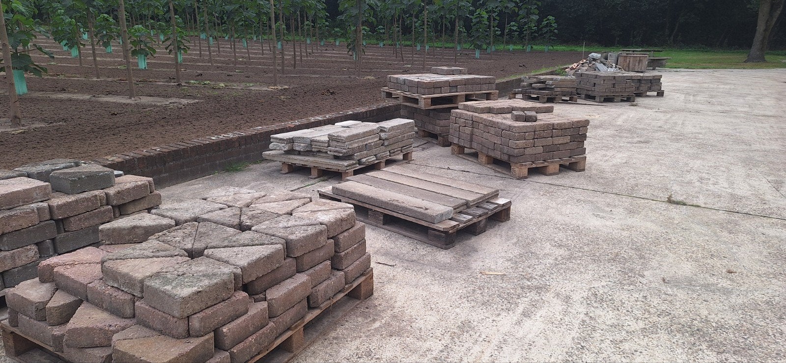 gebruikte klinkers voor tuin of oprit, Ophalen, Gebruikt, Klinkers, 10 m² of meer