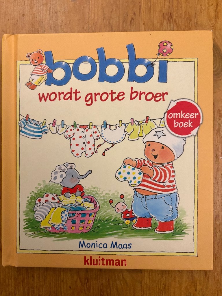 Bobbi wordt grote broer / Bobbi en de baby,  Monica Maas, Ophalen of Verzenden, Zo goed als nieuw, 2 tot 3 jaar