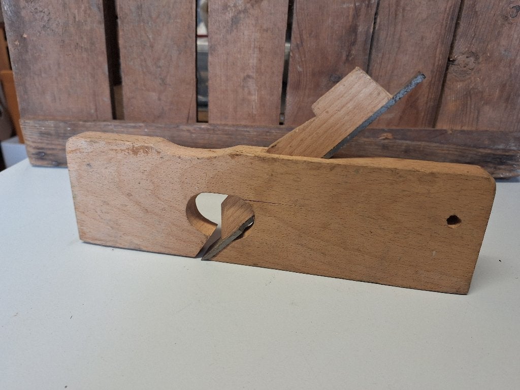 Vintage Nooitgedagt houten schaaf - Traditioneel gereedschap, Antiek en Kunst, Ophalen