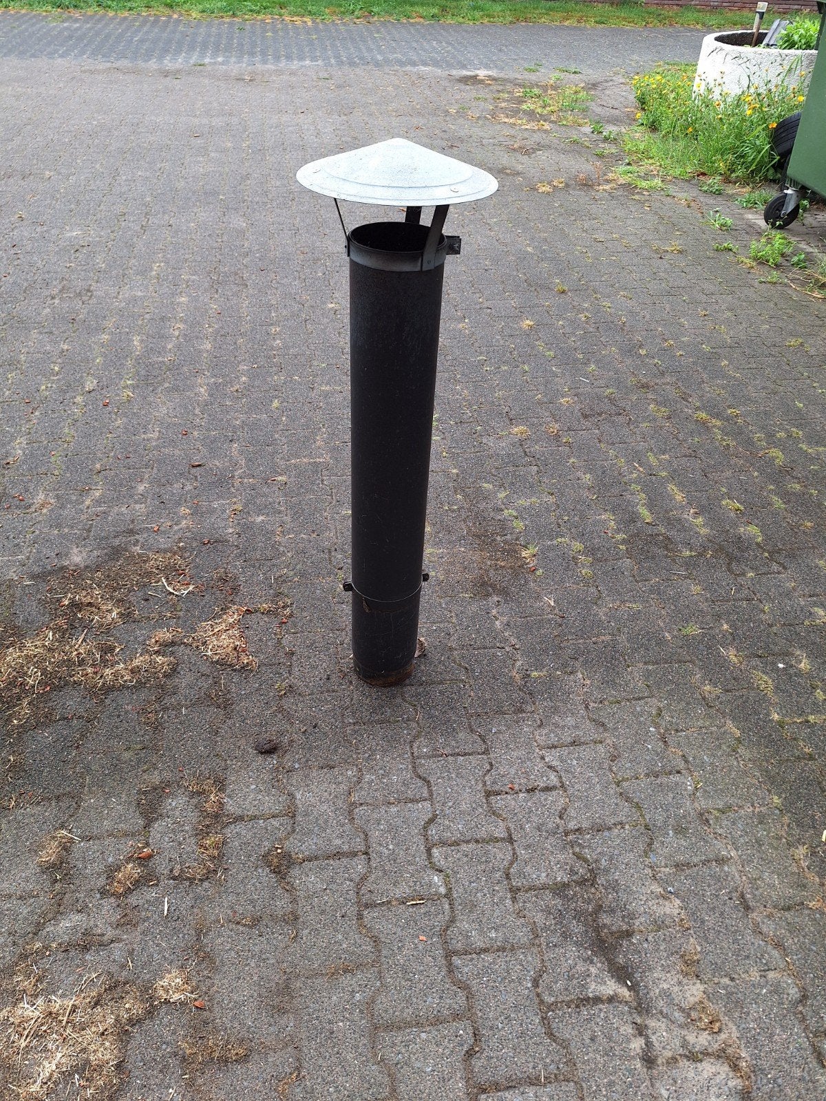 Kachelpijp 160mm, Ophalen, Rechthoekig, 200 cm of meer