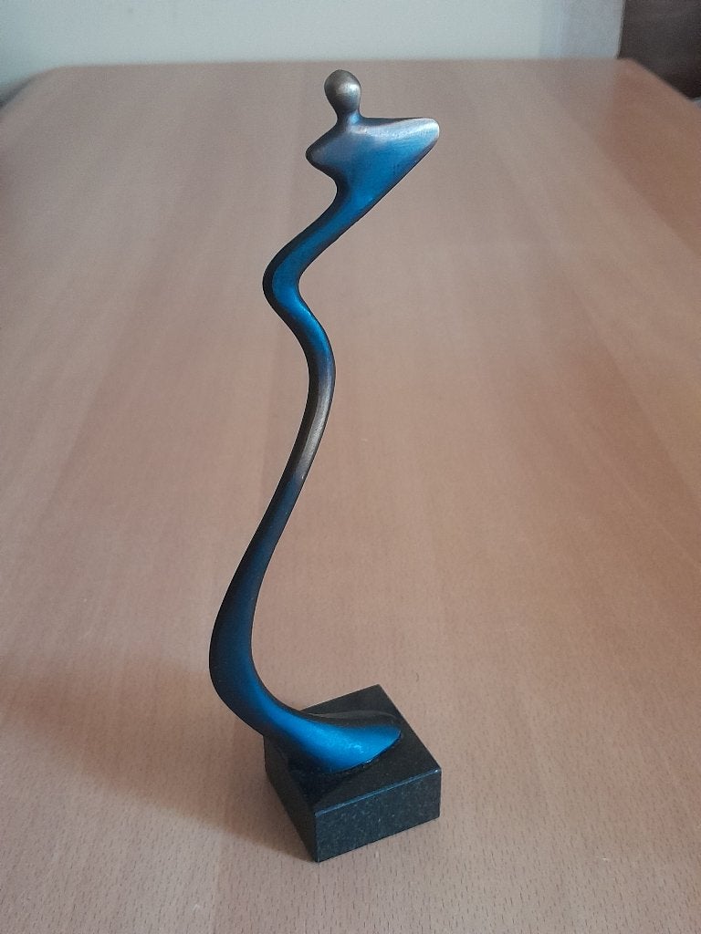 Sanguin Bronzen Donorbeeldje ( Bloedbank ) Rode Kruis, Ophalen, Brons, 20 - 50 cm, Beeld