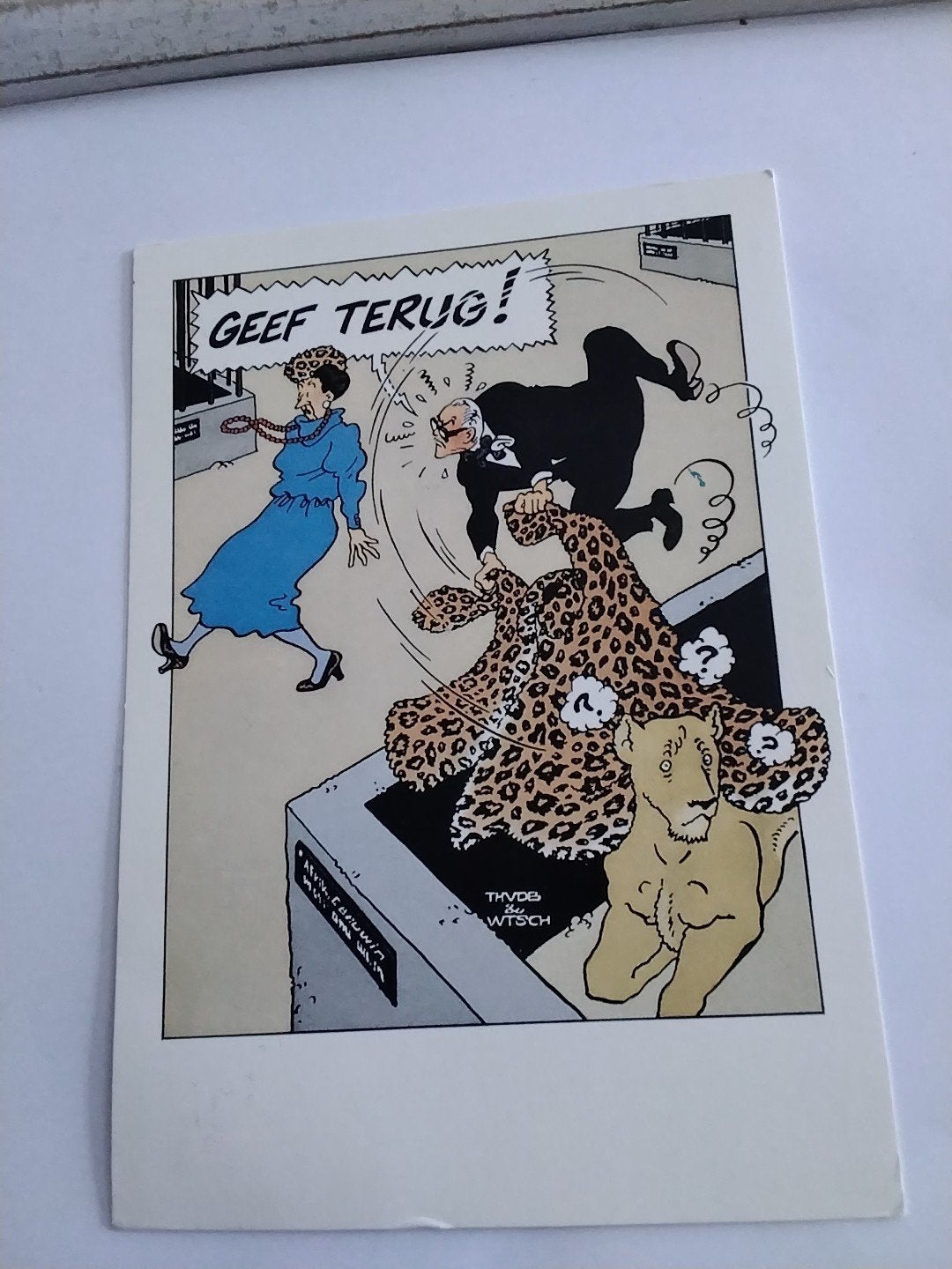 kaart: Bont voor Dieren - Geef Terug! THEO V D BOOG9AARD, Ophalen of Verzenden, 1980 tot heden, Gelopen