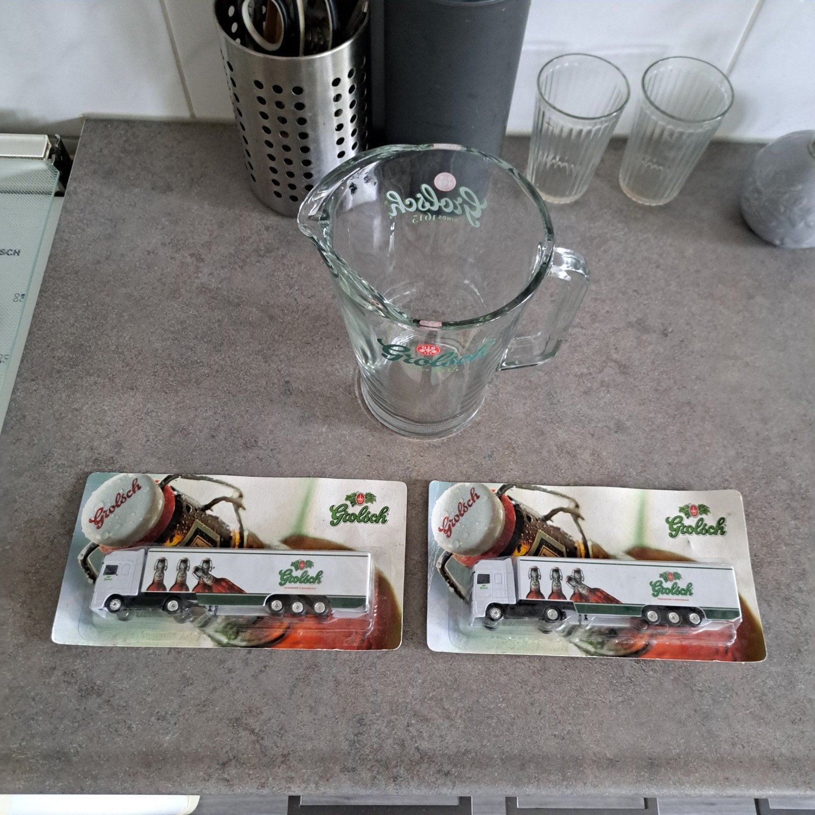 3x grolsch bier reclame spul, €15,00, Ophalen of Verzenden, Nieuw, Grolsch