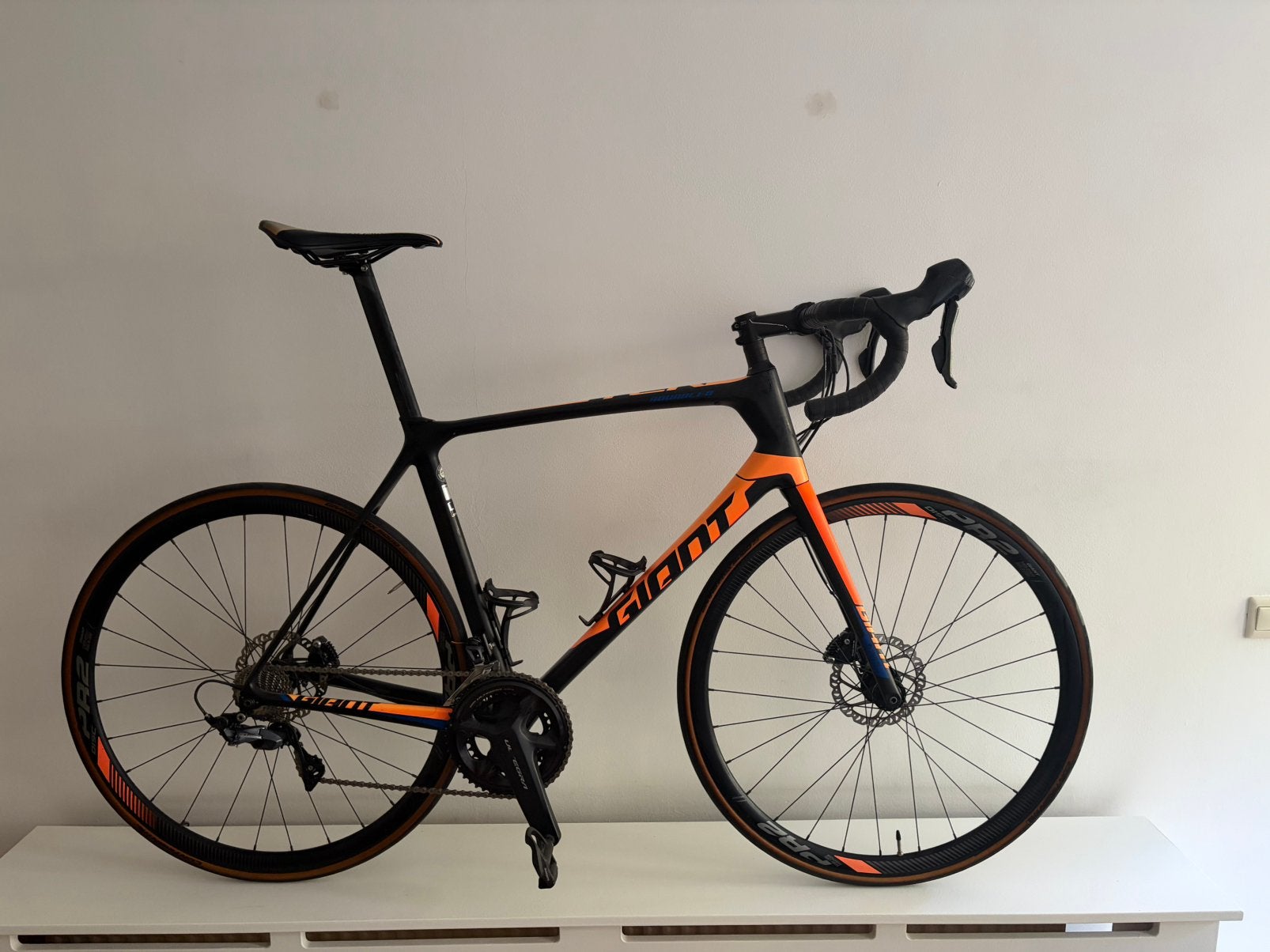 Giant TCR advanced - Maat L, Fietsen en Brommers, Fietsen | Racefietsen, Ophalen, 28 inch, Gebruikt, Carbon