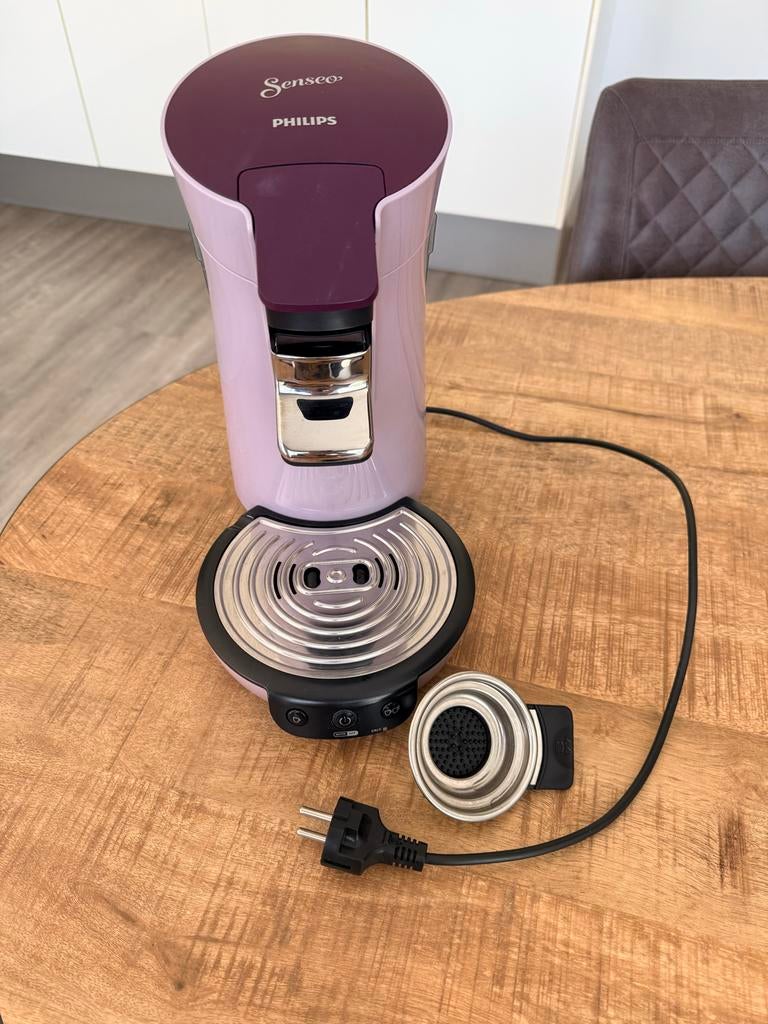 Philips Senseo Koffiezetapparaat - Lavendelpaars, Ophalen, Koffiemachine, Zo goed als nieuw, 2 tot 4 kopjes