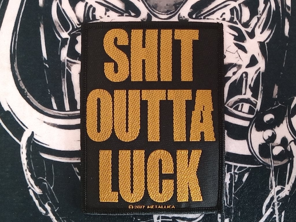 Metallica mooie shit outta luck patch 161 official 2017, Ophalen of Verzenden, Nieuw, Kleding