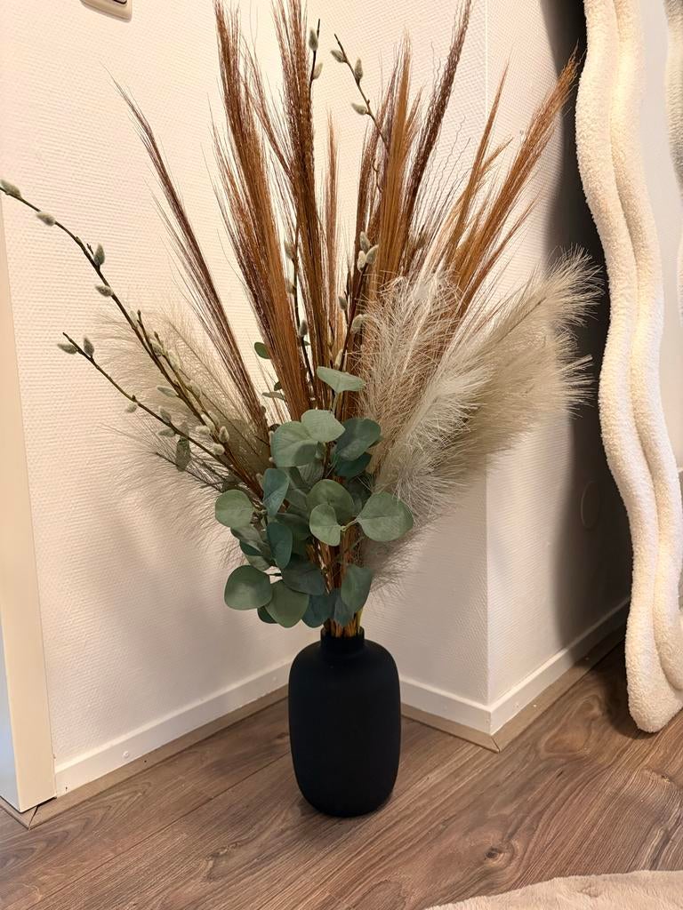 Boeket diverse droogbloemen, Ophalen, Binnen, Zo goed als nieuw, Kunststof