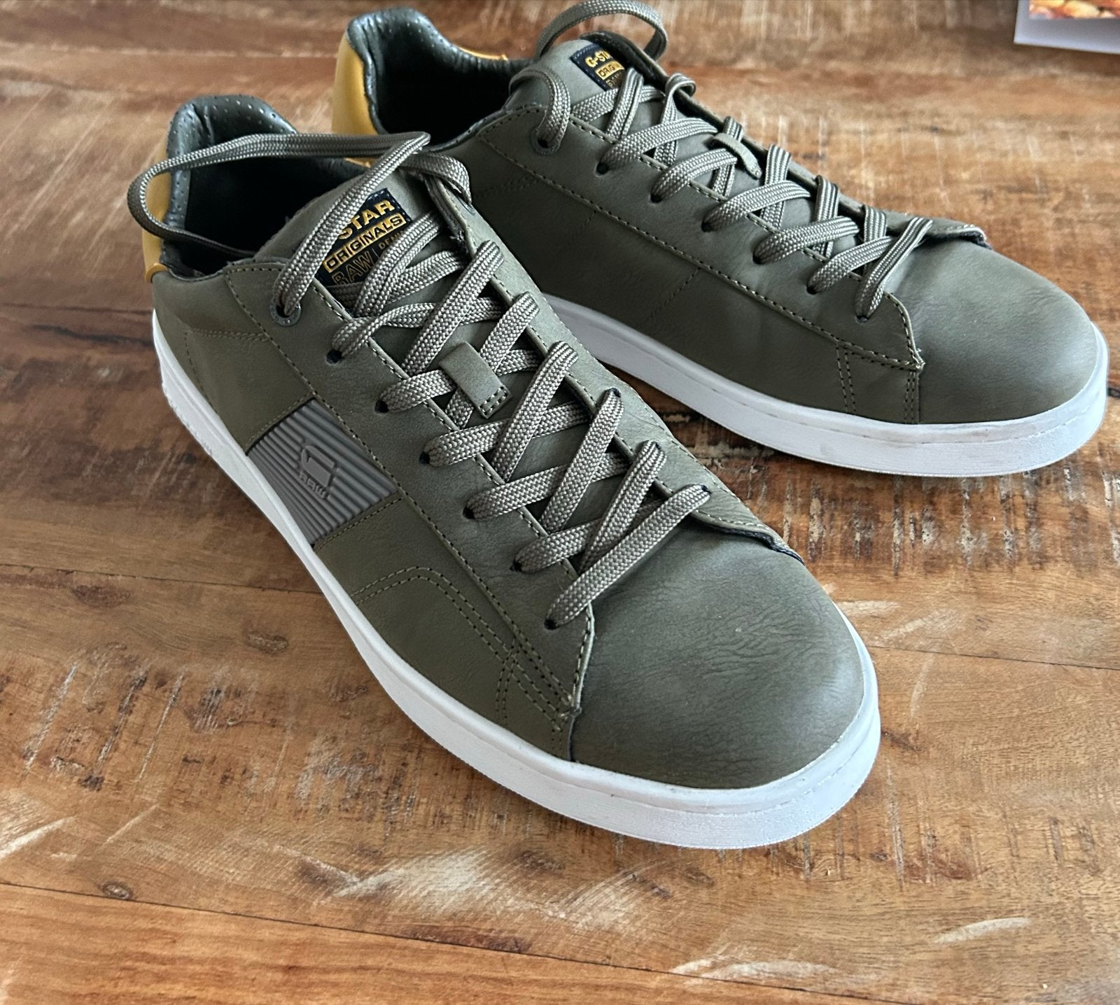 G-Star Recruit II Sneakers Maat 44 - Olijfgroen, Kleding | Heren, Schoenen, Verzenden, Zo goed als nieuw, Overige kleuren, Sneakers of Gympen