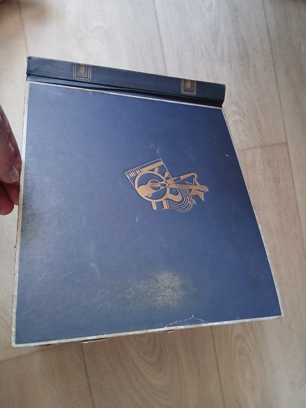 78 toeren platen 12 st. in album - Diverse artiesten, Ophalen, Gebruikt, Cd of Plaat