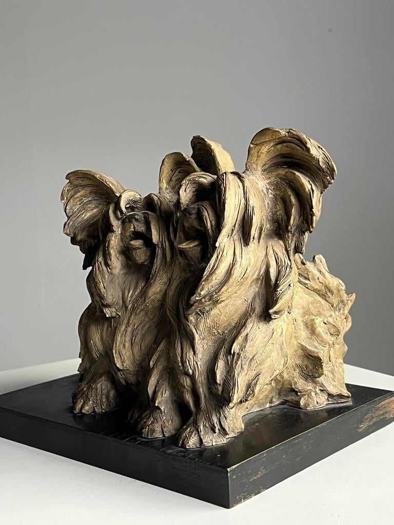 Terra Cotta Beeldje Honden