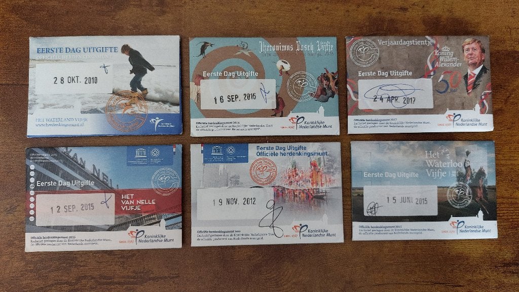 Eerste dag uitgifte Coincards, Ophalen of Verzenden, Koningin Beatrix, Euro's