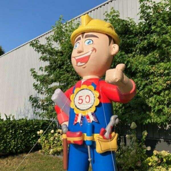 abraham klusser opblaasbaar te huur klusjesman handige harry, Hobby en Vrije tijd, Ophalen of Verzenden, Zo goed als nieuw, Abraham of Sarah