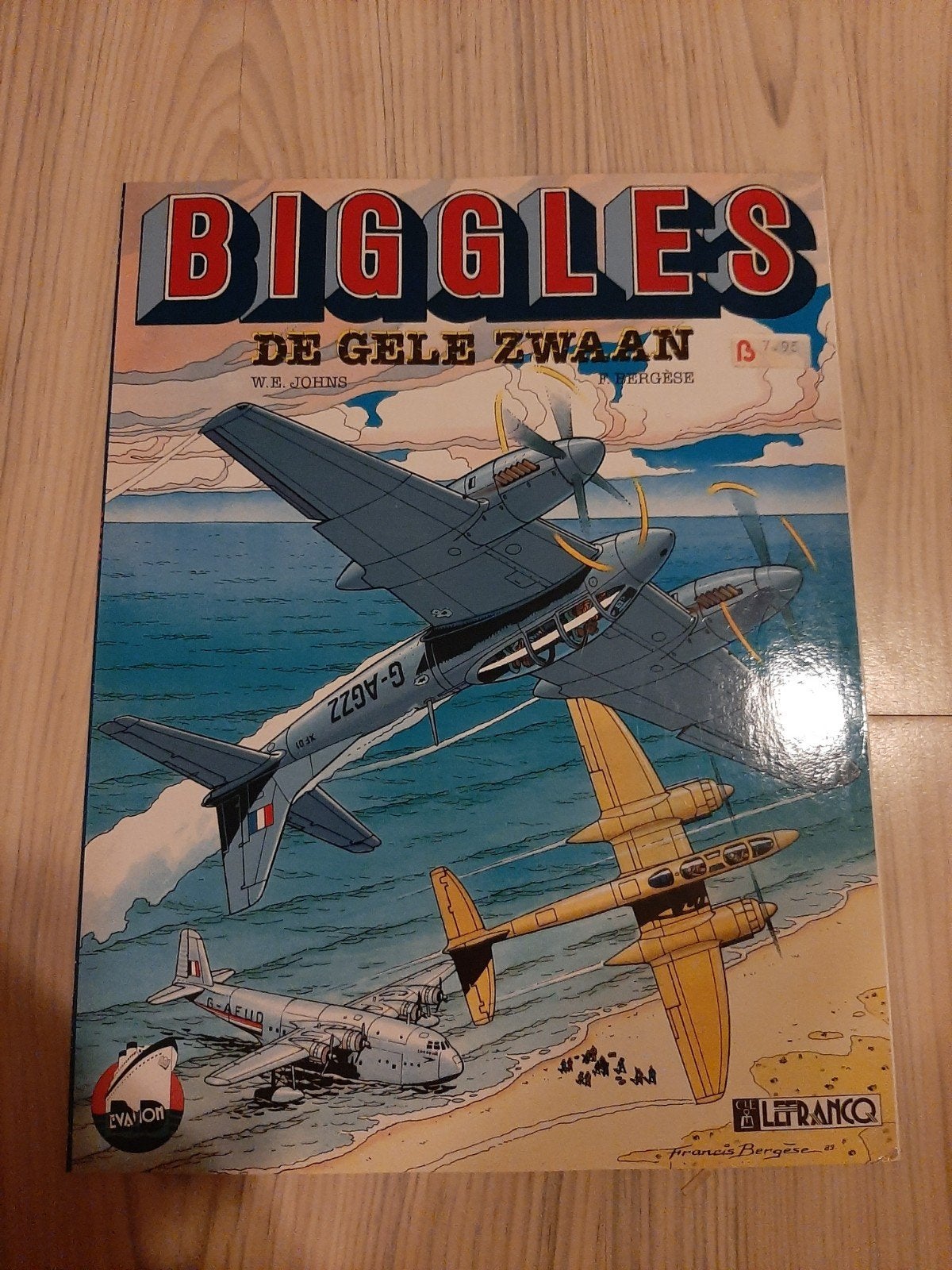 Biggles: De Gele Zwaan - Avonturenstrip, Ophalen of Verzenden