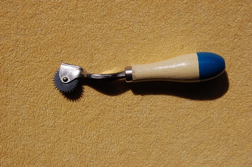 Vintage radeerwieltje, Hobby en Vrije tijd, Ophalen of Verzenden, Gebruikt, Overige typen