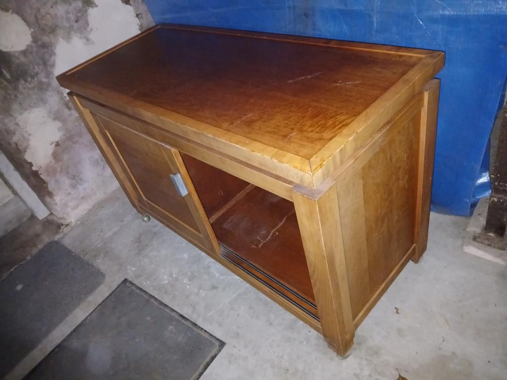 Handgemaakt Televisiekast / dressoir kersenhout, Ophalen, 25 tot 50 cm