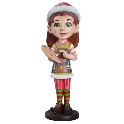 Elf with Palette – Elf Hoogte 125 cm, Ophalen, HorecaBeelden, Nieuw, HorecaBeelden