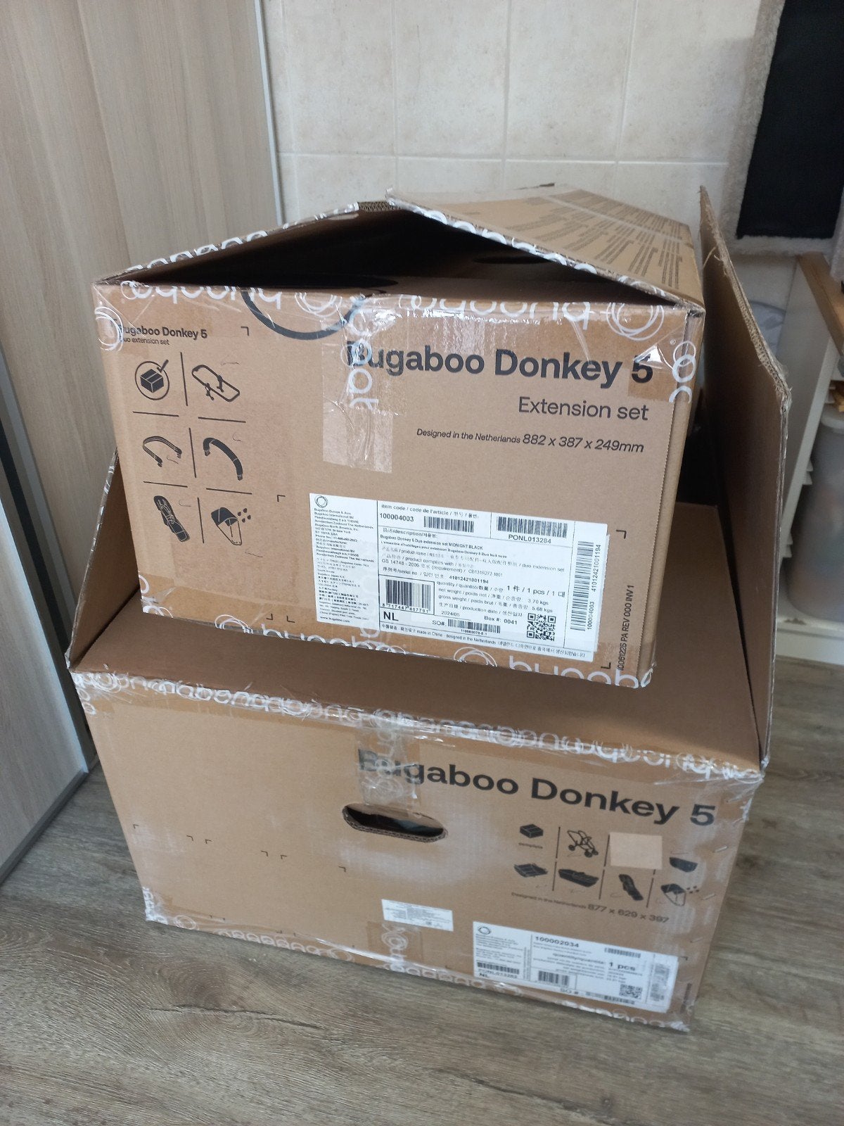NIEUW! Bugaboo donkey 5, Nieuw, Bugaboo, Verstelbare duwstang, Ophalen