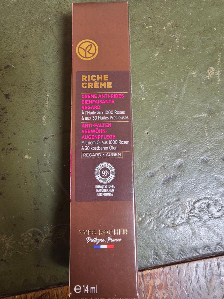 Yves Rocher Riche Crème Anti-Rimpel Oogcrème 14ml, Ophalen of Verzenden