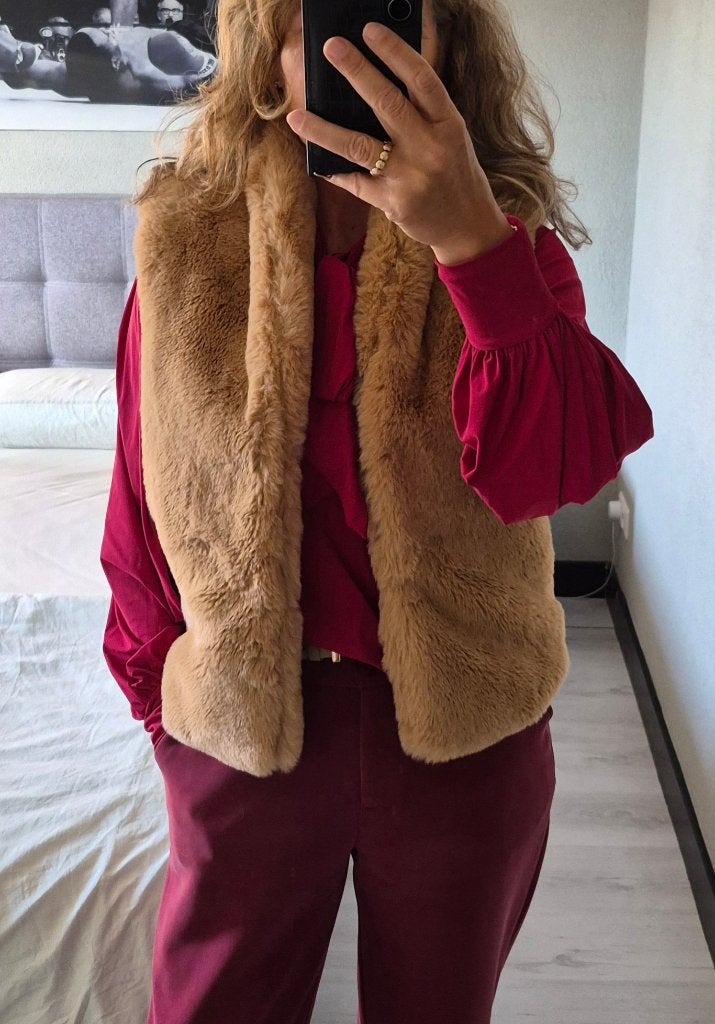 Prachtig nieuw gilet van Purdey, maat S, Kleding | Dames, Bruin, Nieuw, Ophalen of Verzenden, Purdey