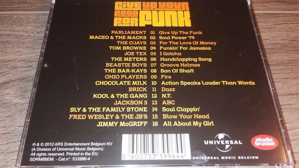Discobar Galaxie - Give Up Your Food For Funk, Ophalen of Verzenden, Zo goed als nieuw, Pop