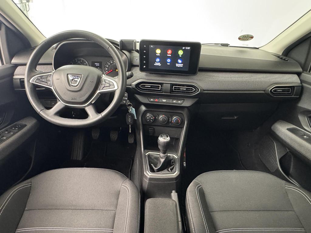 Dacia Sandero 1.0 TCe 100 ECO-G Expression | Airco | Apple C, Auto's, Dacia, Voorwielaandrijving, Met garantie (alle), Blauw, Origineel Nederlands