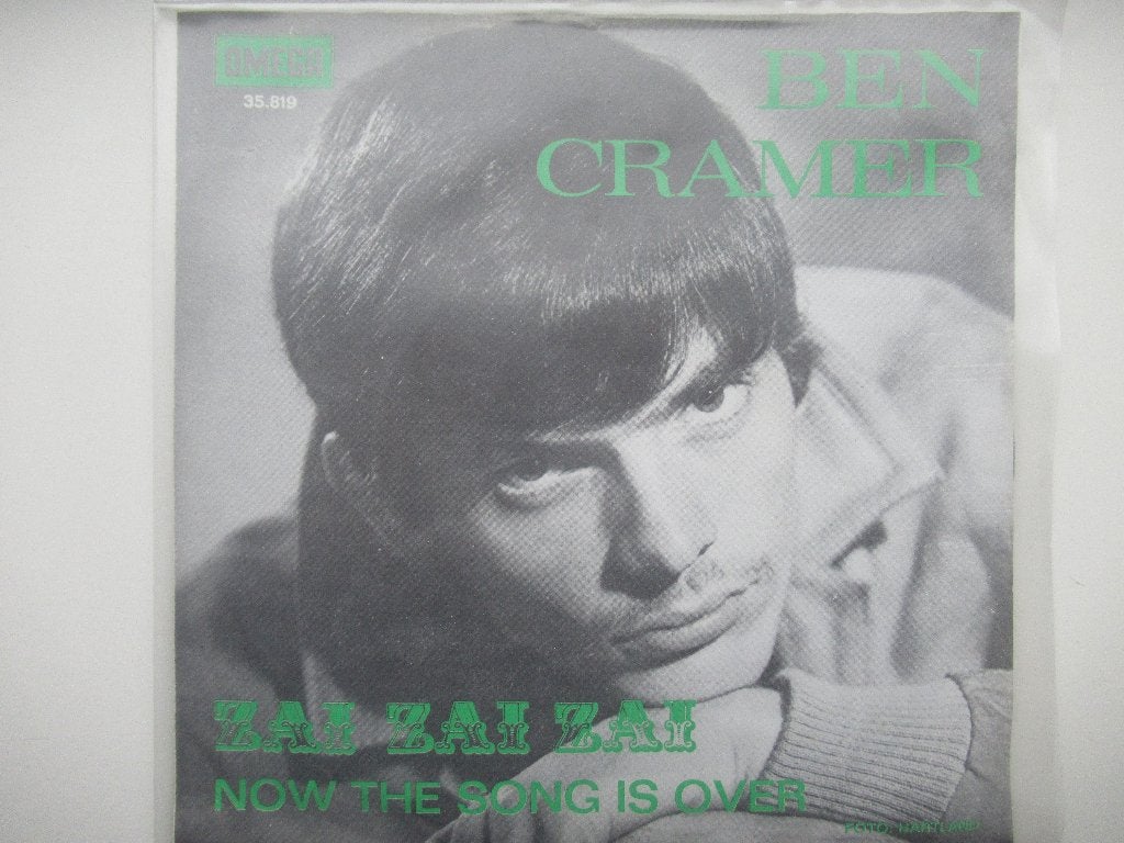 BEN CRAMER # ZAI ZAI ZAI / NOW THE SONG IS OVER ( origineel), 7 inch, Ophalen of Verzenden, Zo goed als nieuw, Levenslied of Smartlap
