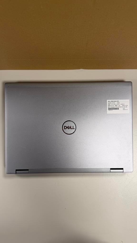 Dell Precision 7670 – i7 – 32GB – 1TB – 6 mnd garantie