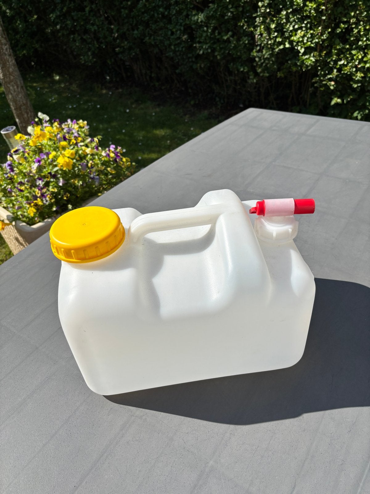 Jerrycan voor schoon water - 15 liter, Caravans en Kamperen, Caravan accessoires, Ophalen, Gebruikt