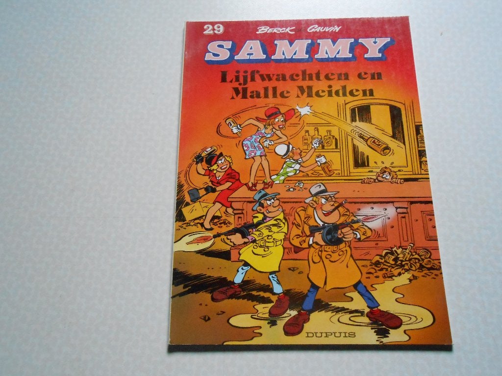 Sammy 29 Lijfwachten en malle meiden 1992 1 ste druk., Eén stripboek, Nieuw, Ophalen of Verzenden, Berck/Cauvin