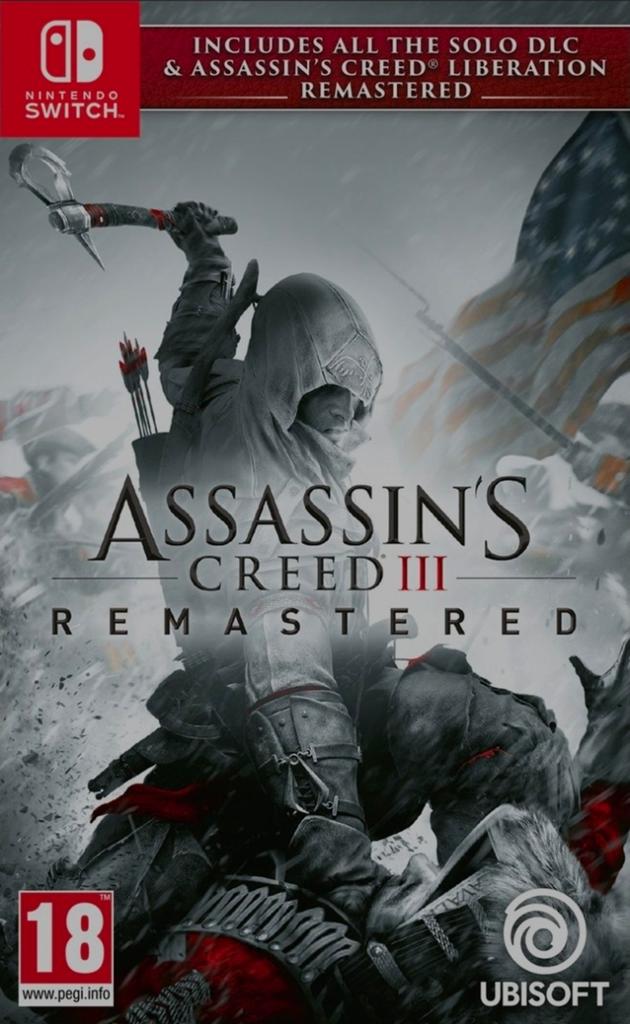 Assassin's Creed III Remastered - Nintendo Switch, Ophalen of Verzenden