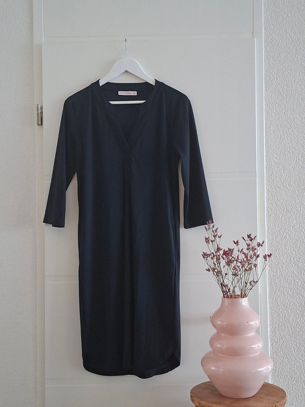 Studio Anneloes jurk XS |Travelstof |Blauw/zwart |Casualchic, Kleding | Dames, Jurken, Studio Anneloes, Meerkleurig, Ophalen of Verzenden