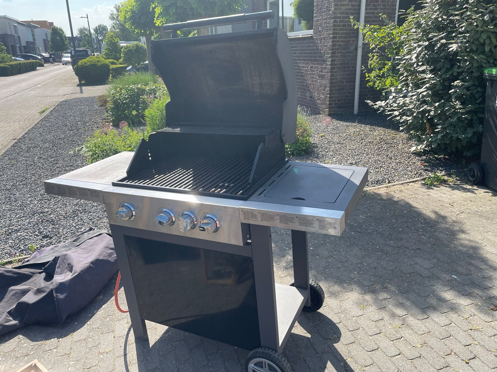 Jamie Oliver verrijdbare gasbarbecue met gaspit, Tuin en Terras, Gasbarbecues, Gebruikt, Ophalen