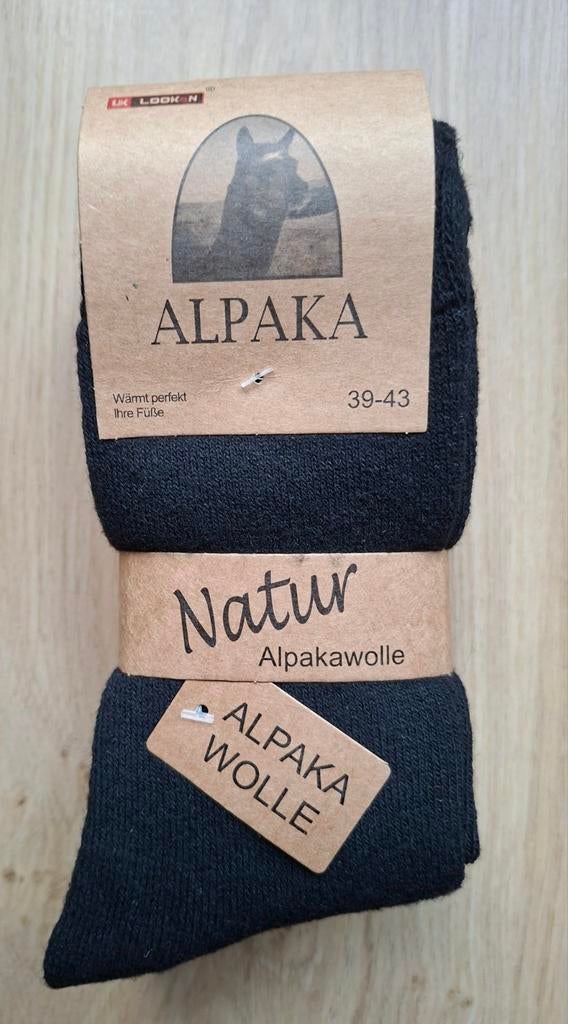 3 Paar Warme Dunne Alpaka Wollen Sokken Maat 39-43 (Zwart), Kleding | Dames, Sokken en Kousen, Sokken en Kniesokken, Alpaka, Zwart