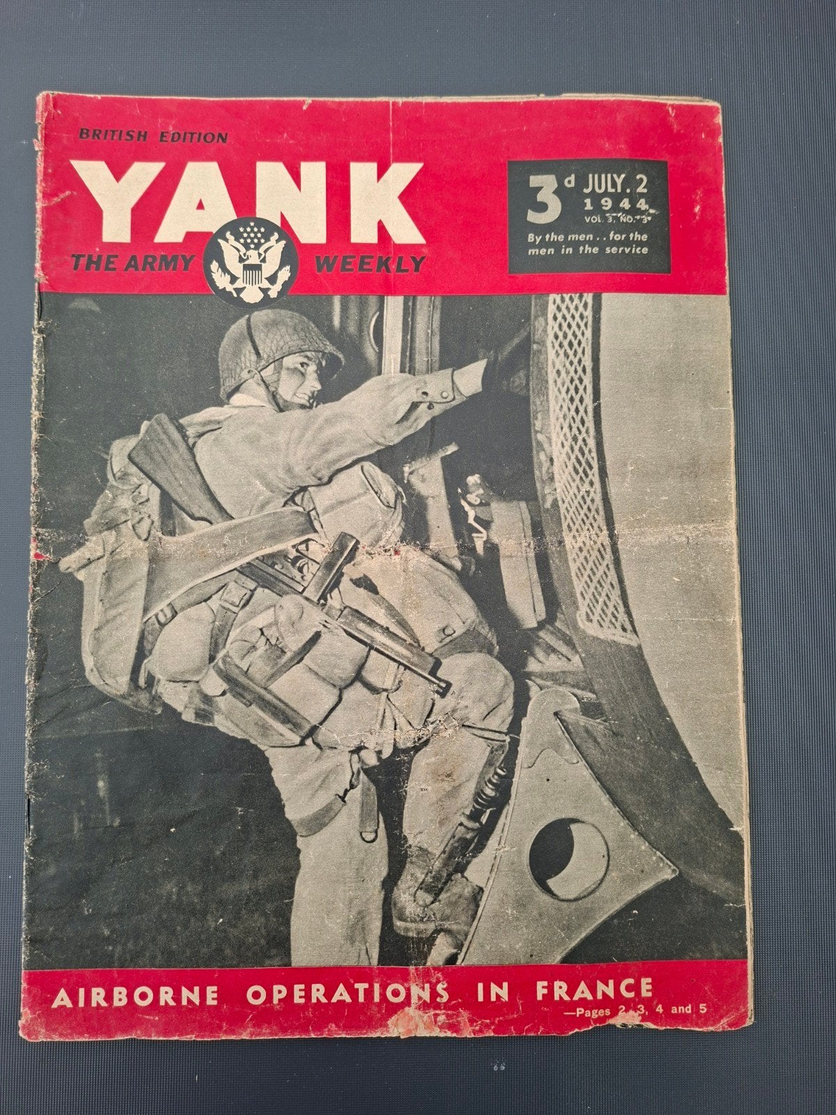 Yank 3d July.2 1944,Sergant Joseph Goseme.1e B. 506 P.I.R., Eén comic, Ophalen of Verzenden, Gelezen, Europa