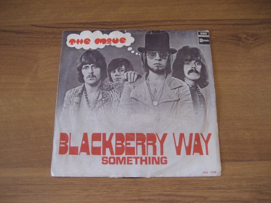 60s the move blackberry way, Cd's en Dvd's, Vinyl Singles, Gebruikt, 7 inch, Ophalen of Verzenden, Rock en Metal