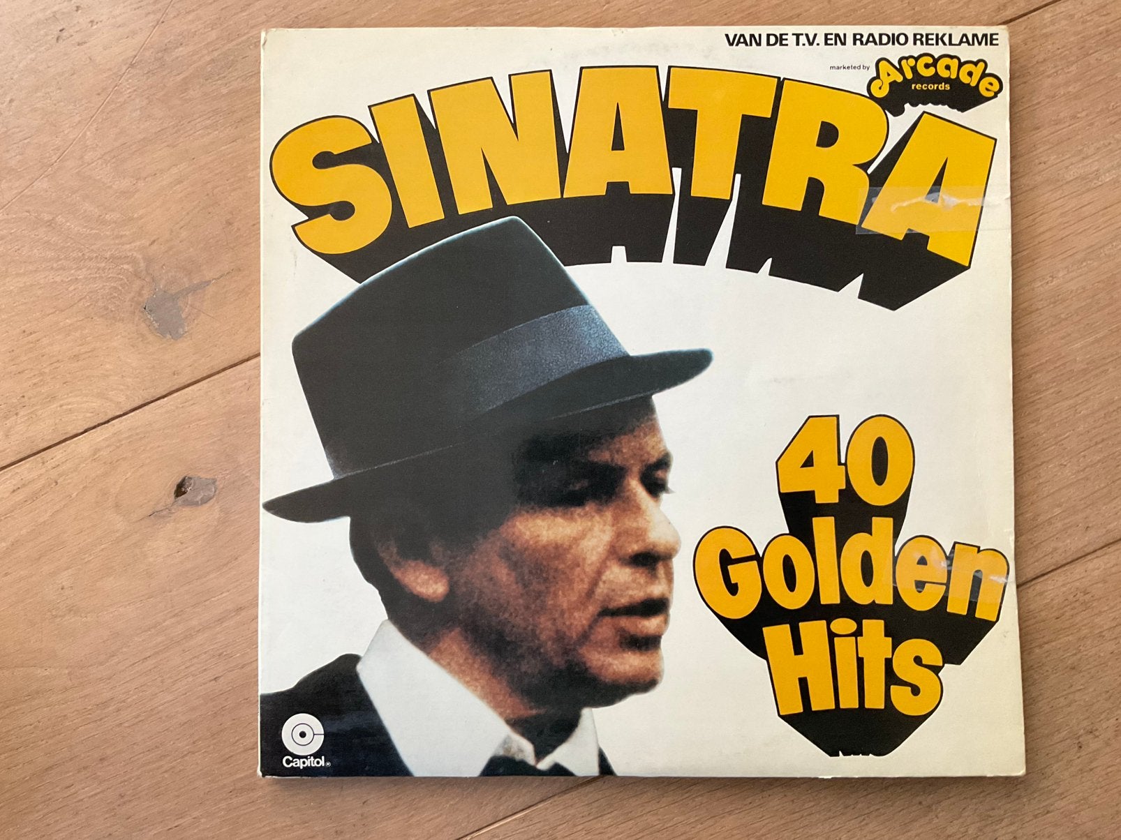 Dubbel lp, Frank Sinatra, 40 Golden Hits, goede kwaliteit, Ophalen of Verzenden, Zo goed als nieuw, 12 inch
