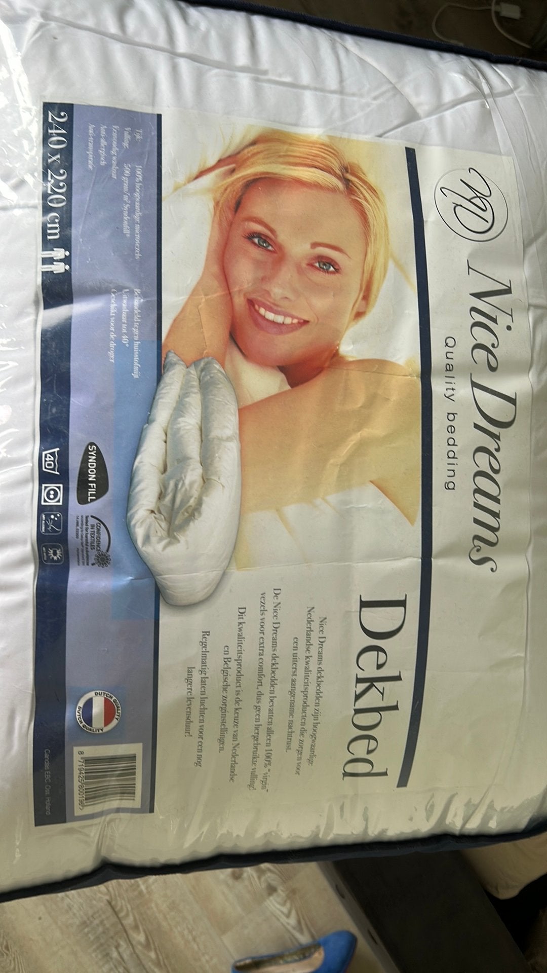 Dekbed - 240x220, Ophalen, Wit, Overige materialen, Deken of Dekbed