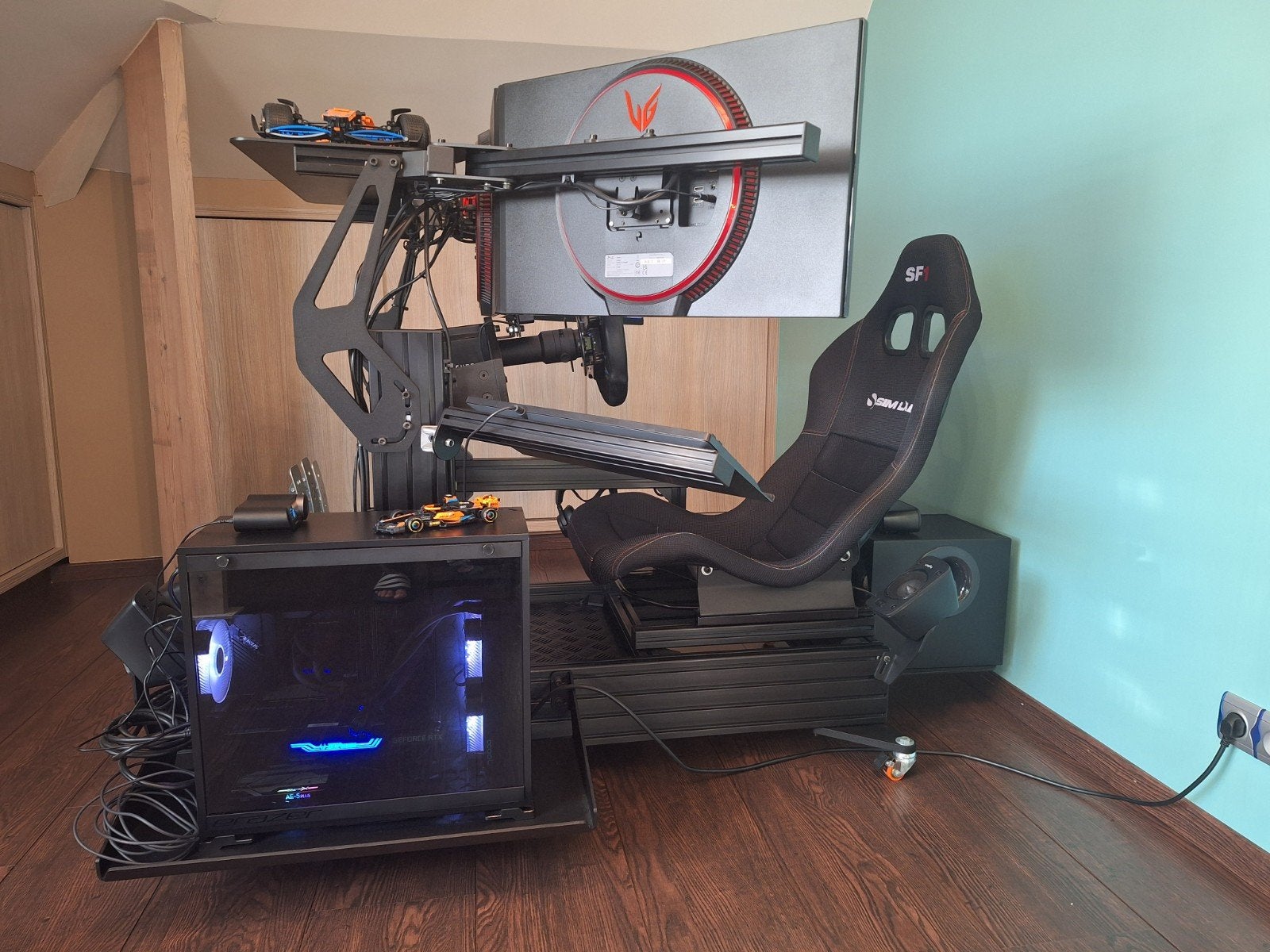 Complete high-end race simulator, Ophalen, Zo goed als nieuw