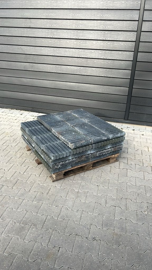 Mini Rondobandpalissade 6x25x50 cm Zwart Restpartij, Tuin en Terras, Tegels en Klinkers, Overige typen, Nieuw, Ophalen of Verzenden