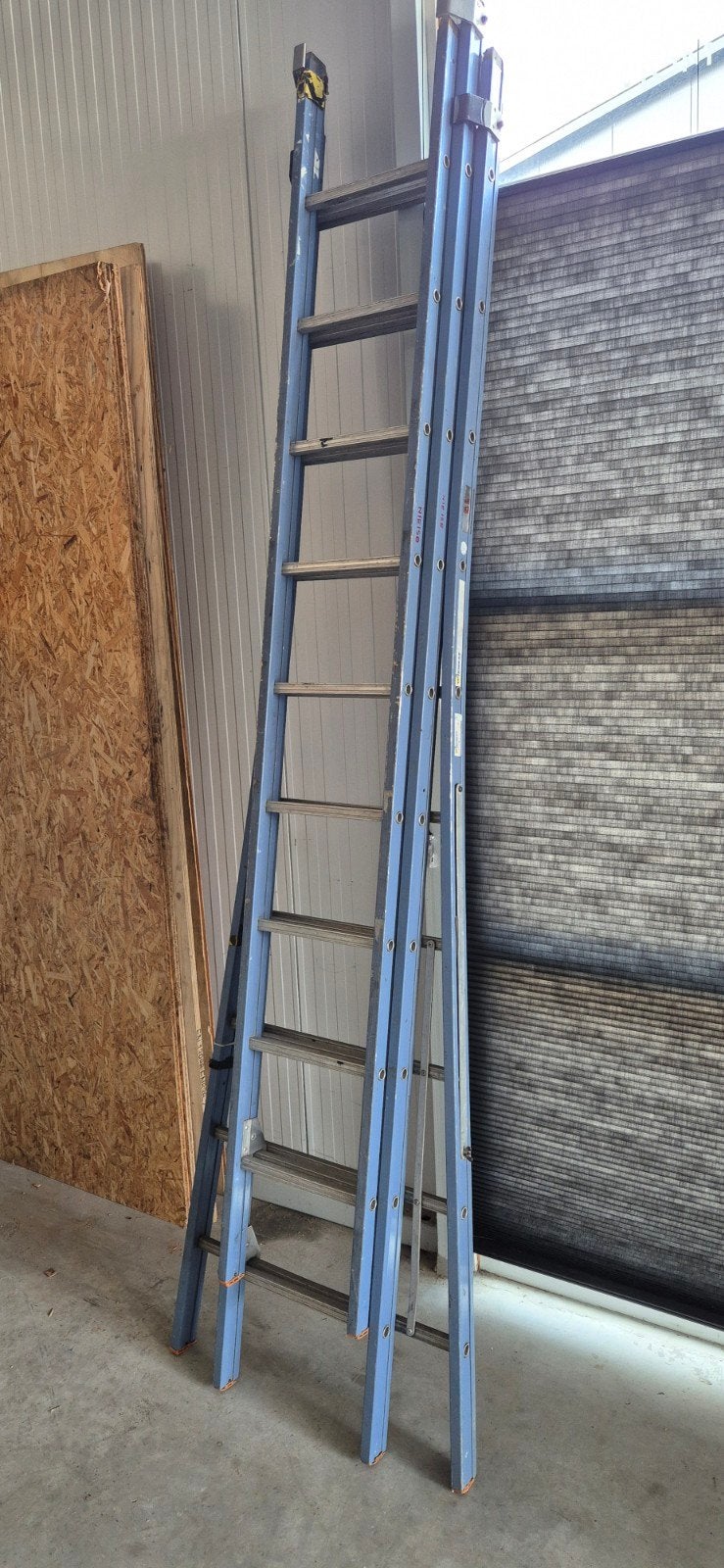 Gebruikte uitschuifbare ladder, 4 meter of meer, Ophalen